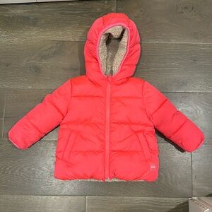 Baby Gap 2T Hooded Fleece Lined Jacket